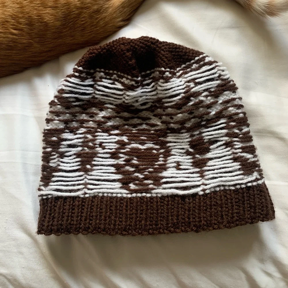 Handmade Cat Heart Beanie - Picture 2 of 2